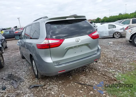 2016 Toyota Sienna Xle 8 Passenger z USA, uszkodzony, nr VIN 5TDYK3DC6GS724009